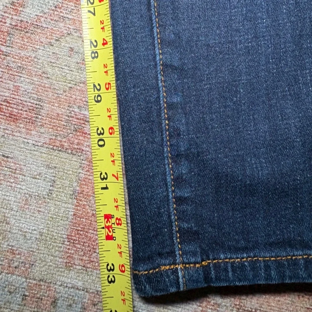 Tory Burch Super Skinny Jeans Dark Wash Indigo Stretch Denim Size 32